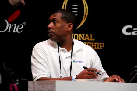 Eric Matthews at the College Football Playoff National Championship Playoff Fan Central, Jan 2018