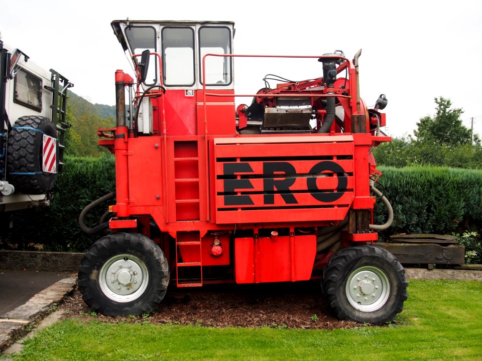 ERO Grape-vine portal tractor - straddle tractor at the Moselle, pic2