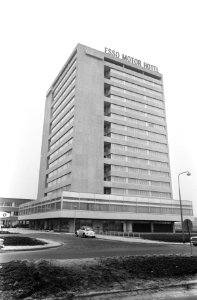 Esso Motor Hotel in Buitenveldert, exterieur, Bestanddeelnr 922-1345