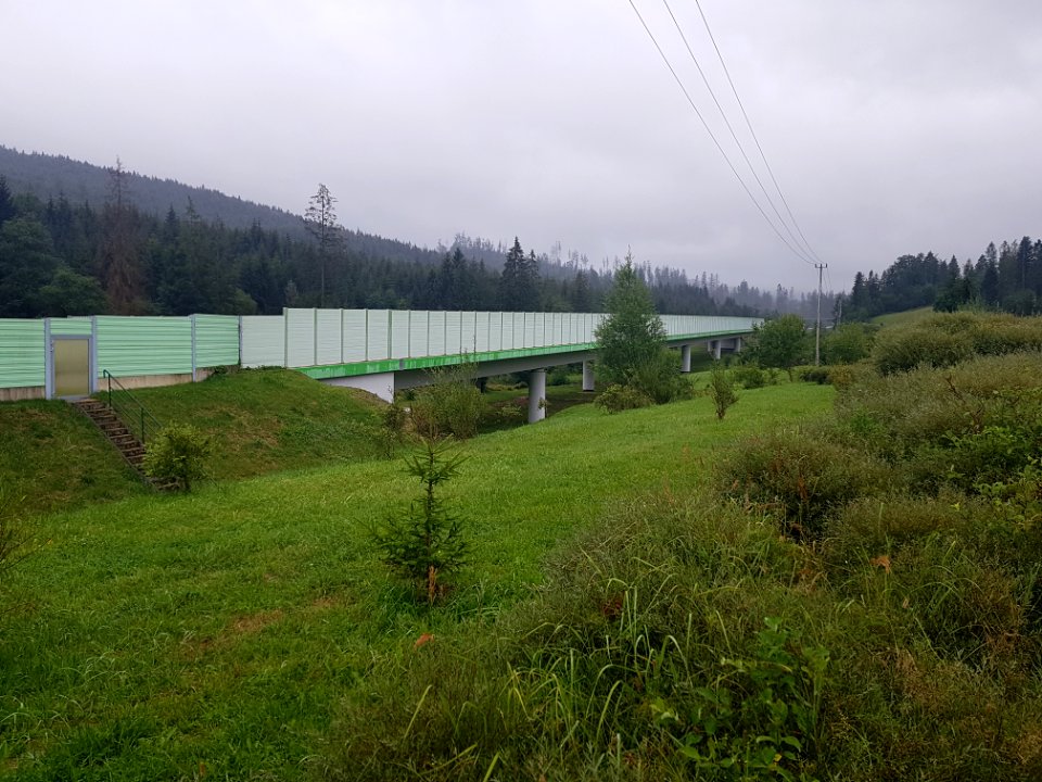 Estakada nad przejściem dla zwierząt na drodze S1 (odcinek Laliki-Zwardoń) (2)