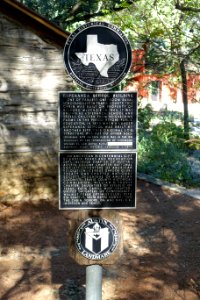 Esperanza School Building plaques - Zilker Botanical Garden - Austin, Texas - DSC08816 photo