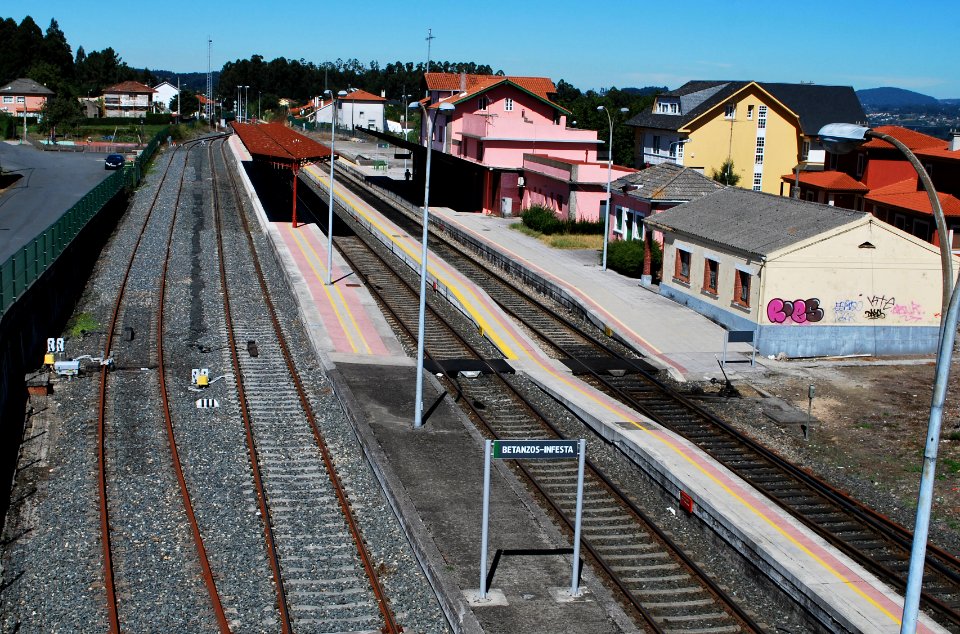 Estación Betanzos Infesta vista xeral