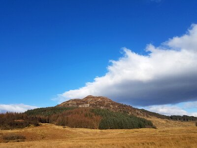 Scotland mountain field photo