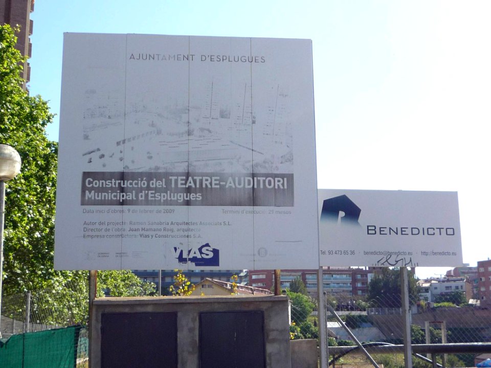 Esplugues de Llobregat - Teatre-Auditori Municipal d'Esplugues (inacabado) 5