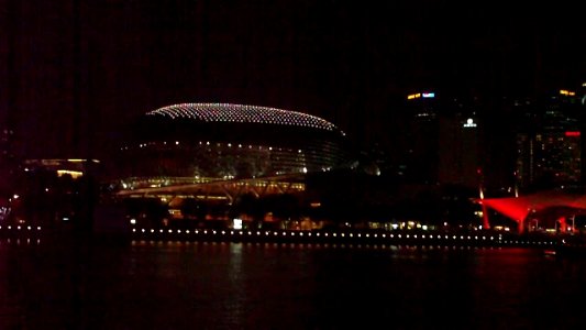 Esplanade Singapore nightview photo
