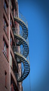 Security steel fire escape