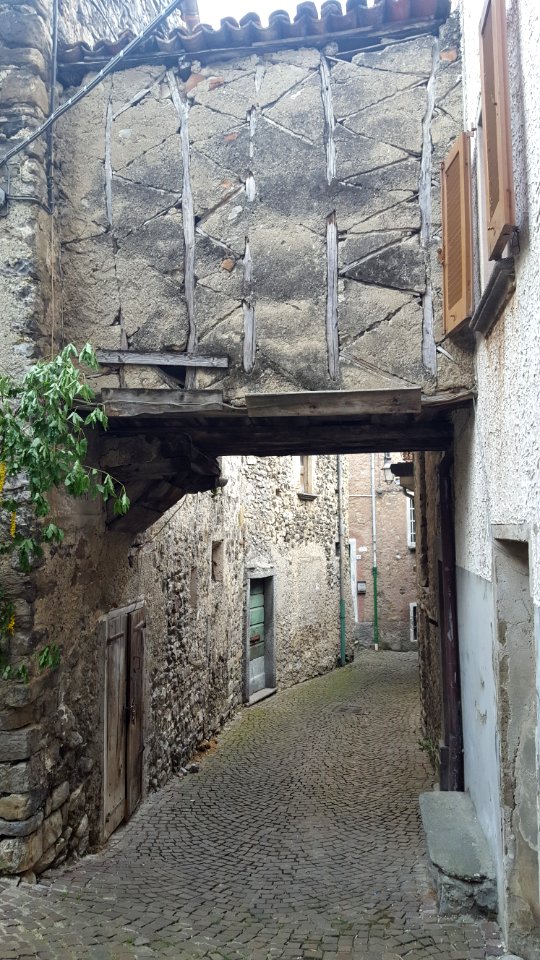 Esino Lario-Street in Esino Inferiore