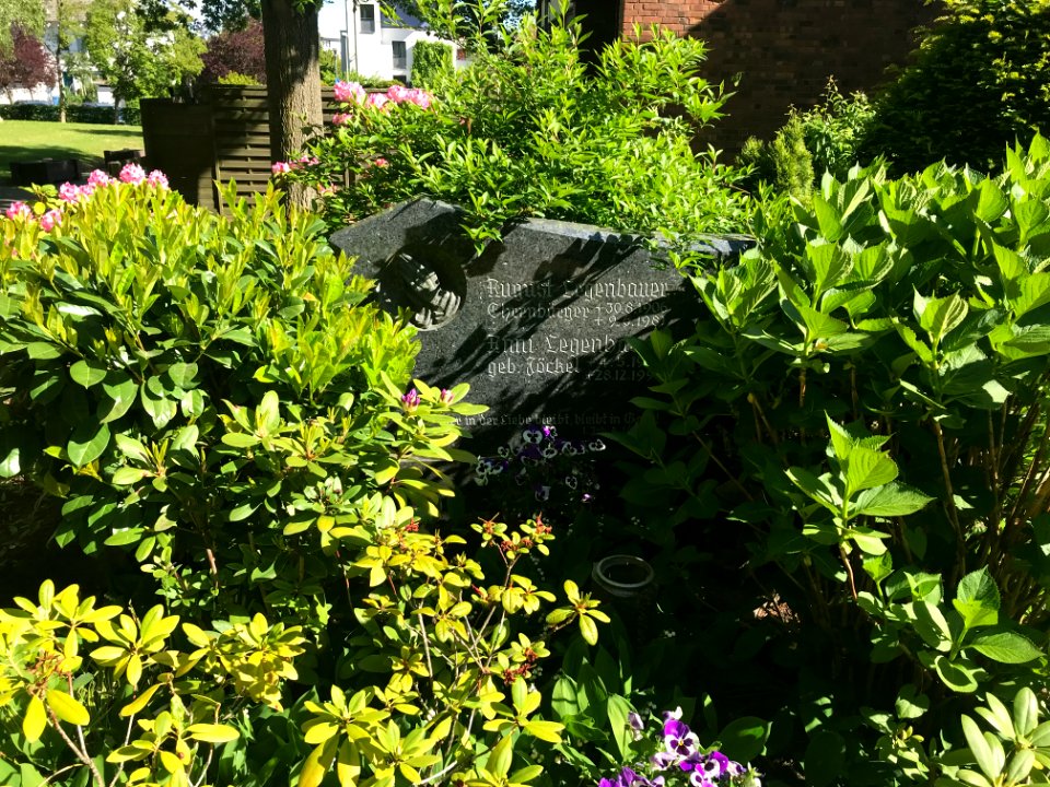 Eschborn, Friedhof, Grab August Legenbauer