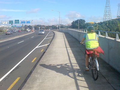 Esmonde Road Shared Path In Interchange photo