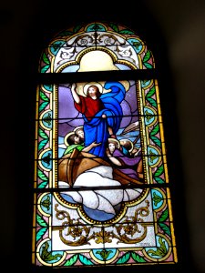 Escource (Landes) église, vitrail 01
