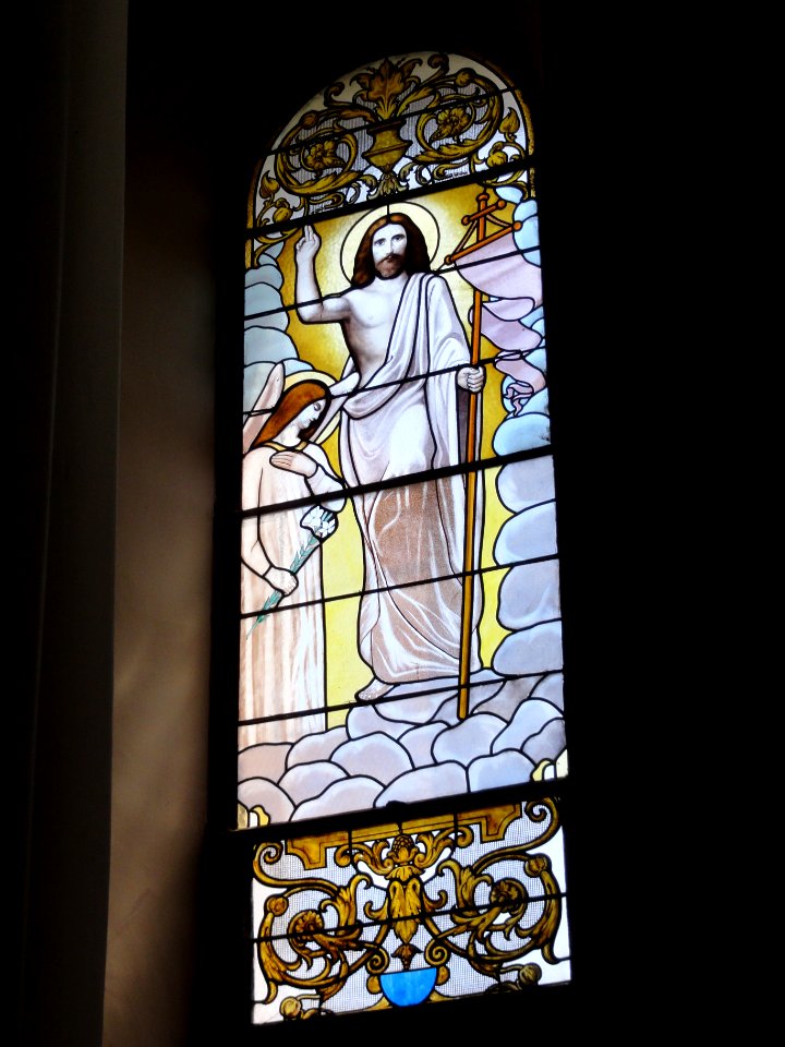 Escource (Landes) église, vitrail 04