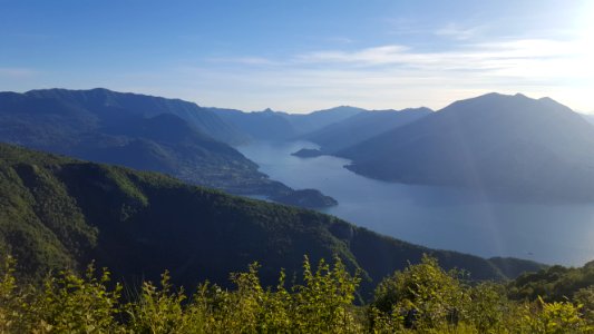 Esino Lario-View on Lake Como from Passo di Agueglio