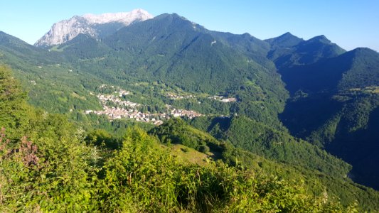 Esino Lario-View on Esino Lario from Passo di Agueglio (1)