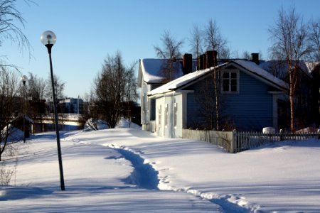 Footpath Pikisaari Oulu 20100321