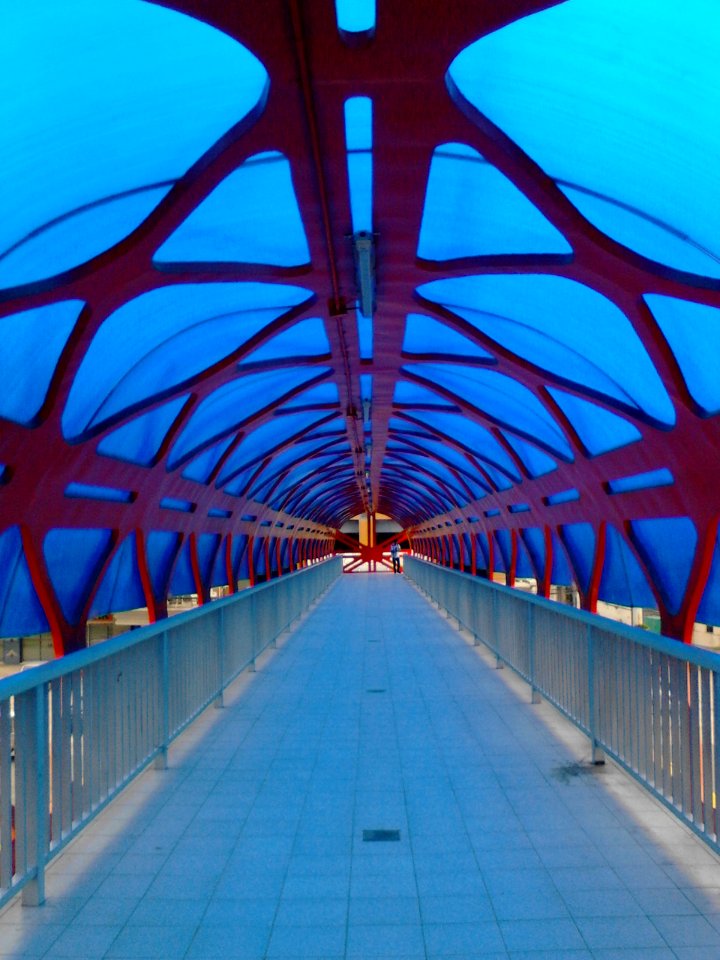Foot bridge along Jose Abad Santos Avenue (JASA), City of San Fernando, Pampanga, Philippines 2