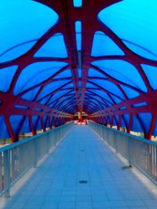 Foot bridge along Jose Abad Santos Avenue (JASA), City of San Fernando, Pampanga, Philippines 2