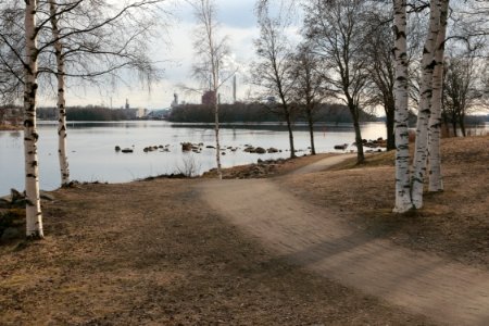 Footpath Pikisaari Oulu 20200501