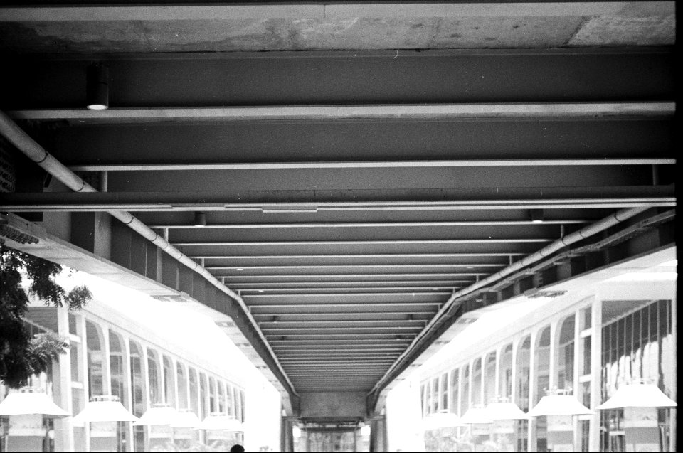 Footover bridge connecting to Mahatma Mandir as seen from Dandi Kuteer