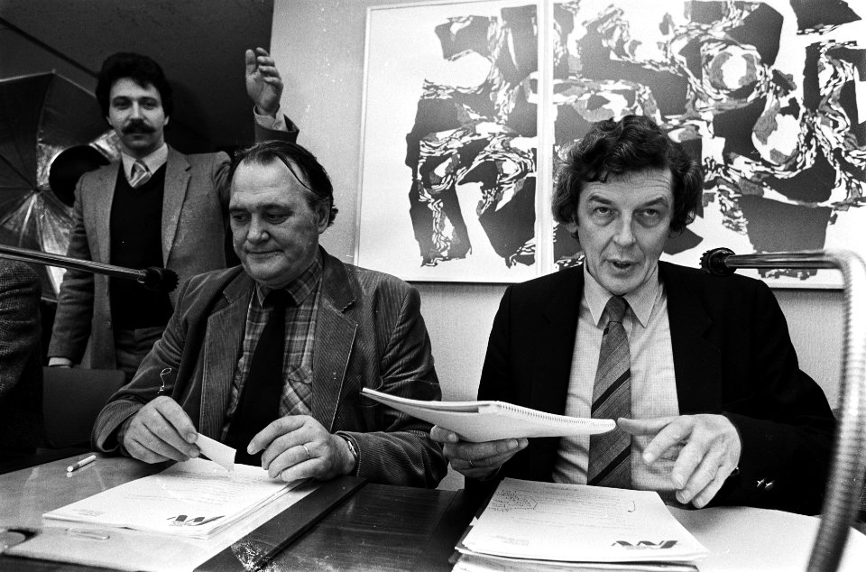 FNV-federatieraad in Amsterdam met betrekking tot korting van ziektegeld. Wim Ko, Bestanddeelnr 932-0118