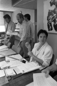 FNV-Federatieraad vice-voorzitter Karin Adelmund, Bestanddeelnr 934-4744