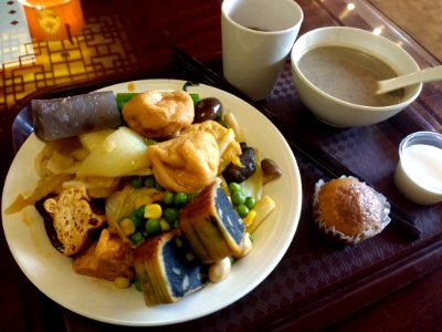 Food at Fenghuang Mountain Vegetarian Restaurant