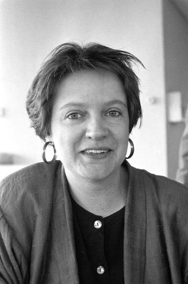 FNV-Federatieraad kandidaten bestuursfuncties Karin Adelmund , kop, Bestanddeelnr 934-2269