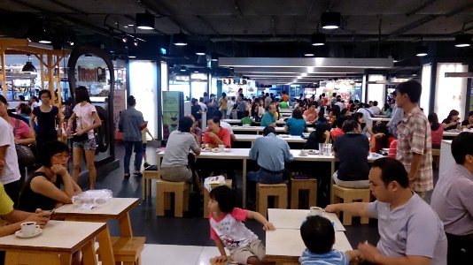 Food court singapore photo