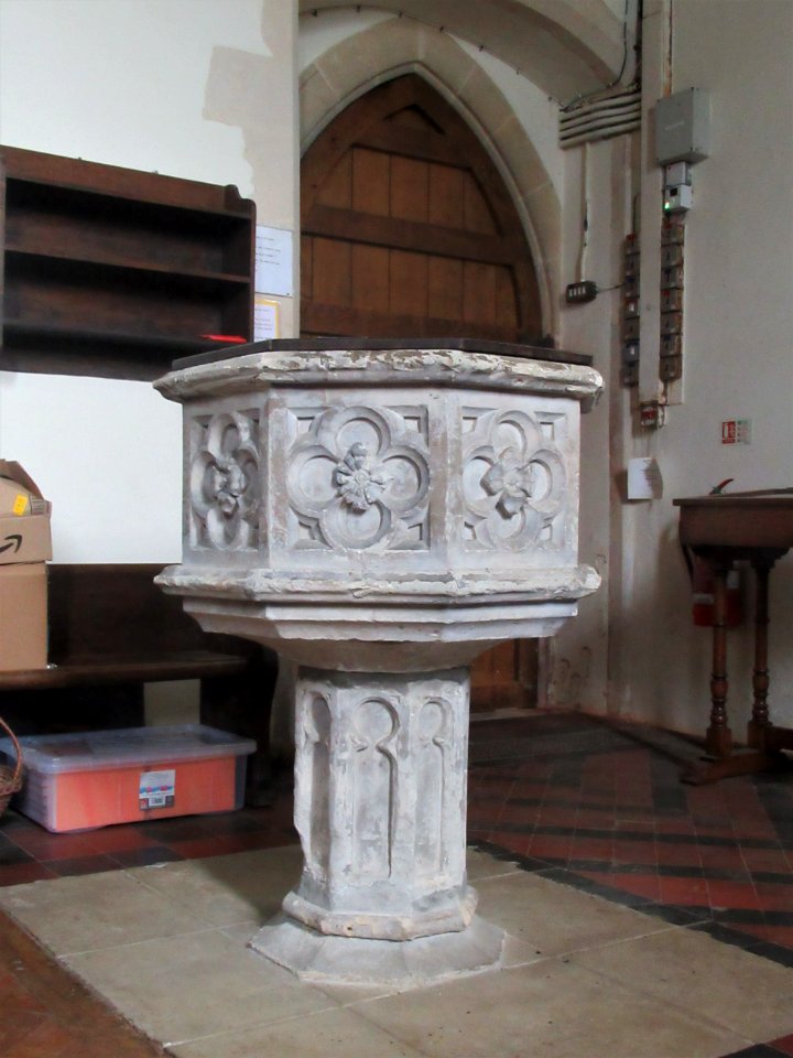 Font, St John, Patching