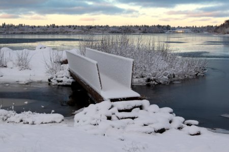 Footbridge Kokkoluoto Oulu 20131124