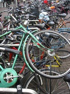Bicycles holland amsterdam photo