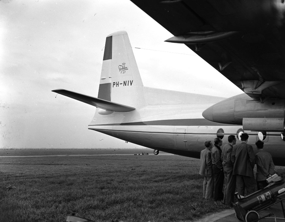 Fokkers passagiersvliegtuig F27 nader zijn voltooiing, Bestanddeelnr 907-4211