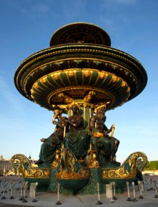 Fontaine sud place concorde photo