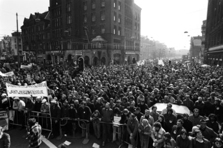 FNV manifestatie op de Dam, Amsterdam, Bestanddeelnr 930-7349