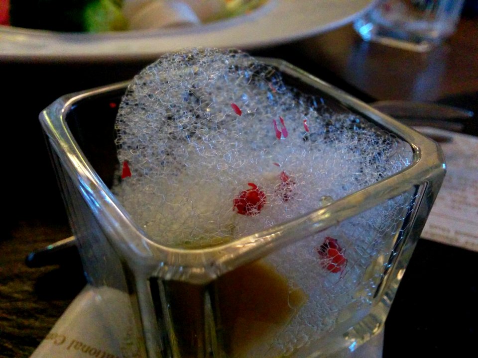 Foam dish in Tokyo