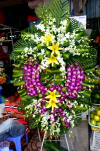 Flowers in Ben Thanh Market - Ho Chi Minh City, Vietnam - DSC01145