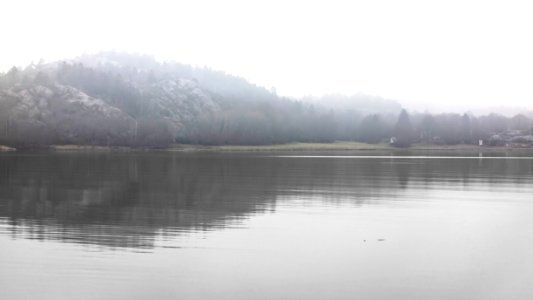 Fog over Brofjorden 2 photo