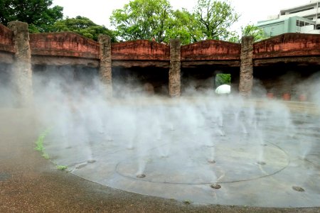 Fog at Omori Shell Mounds Garden - Omori, Tokyo, Japan - DSC05630