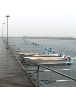 Fog and ice at Rixö boat club 4