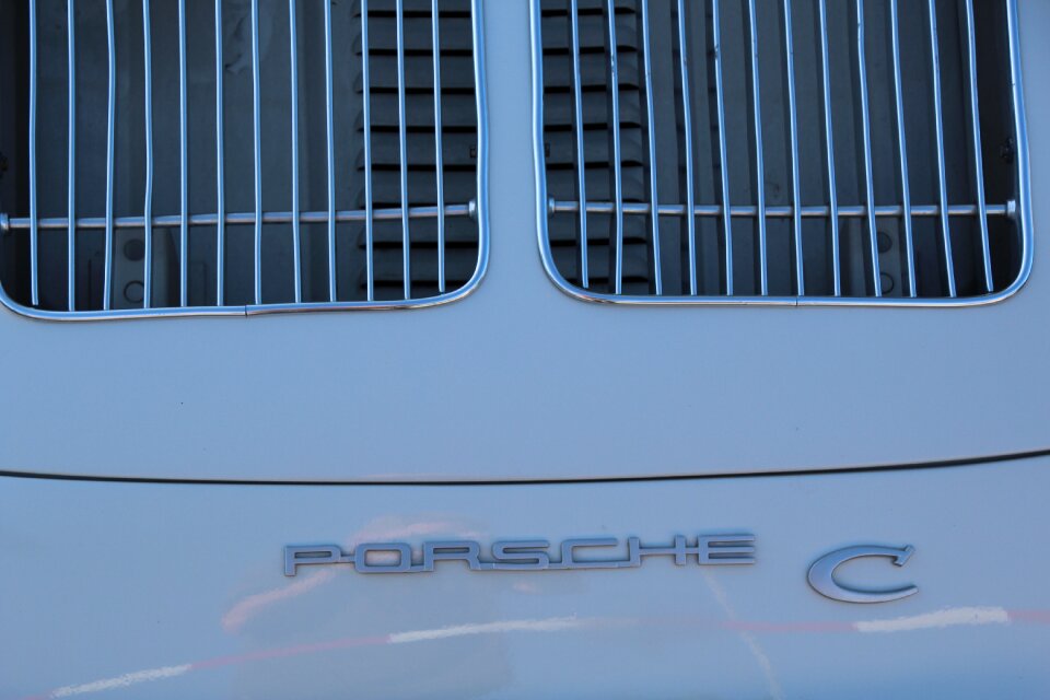 Porsche c hood white