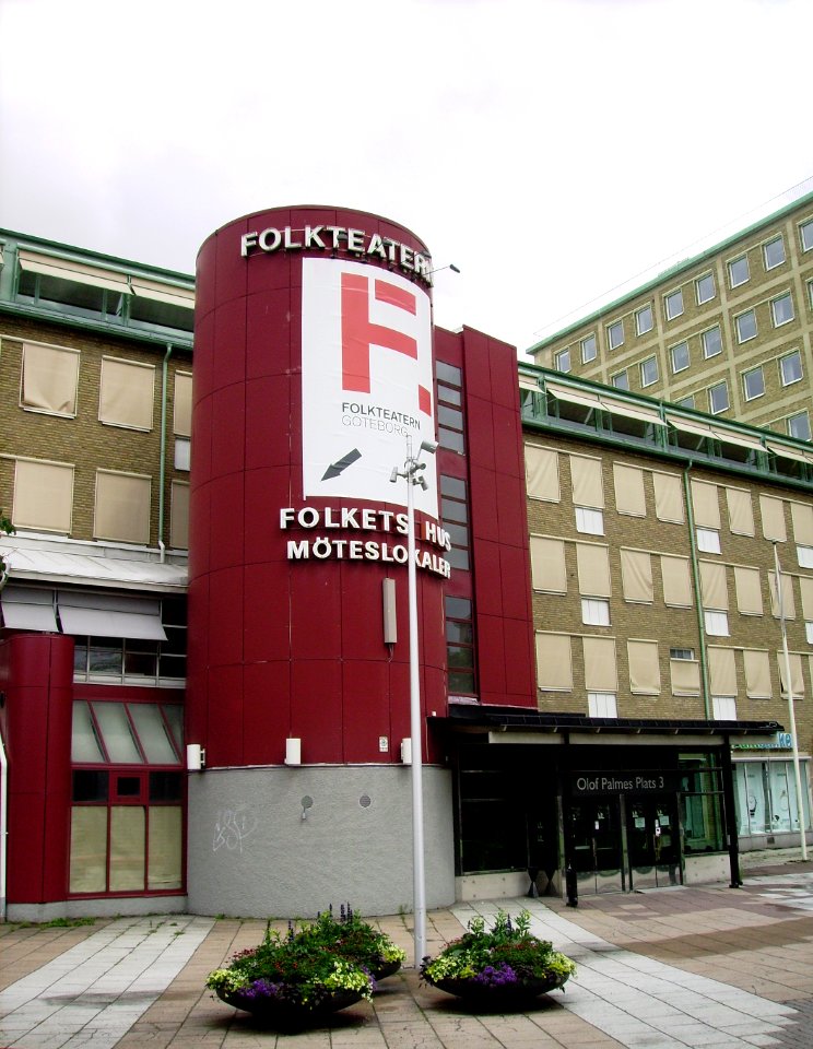 Folkteatern, Folkets hus. Olof Palmes Plats 3