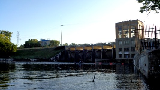 Ford lake dam (Rawsonville dam) michigan