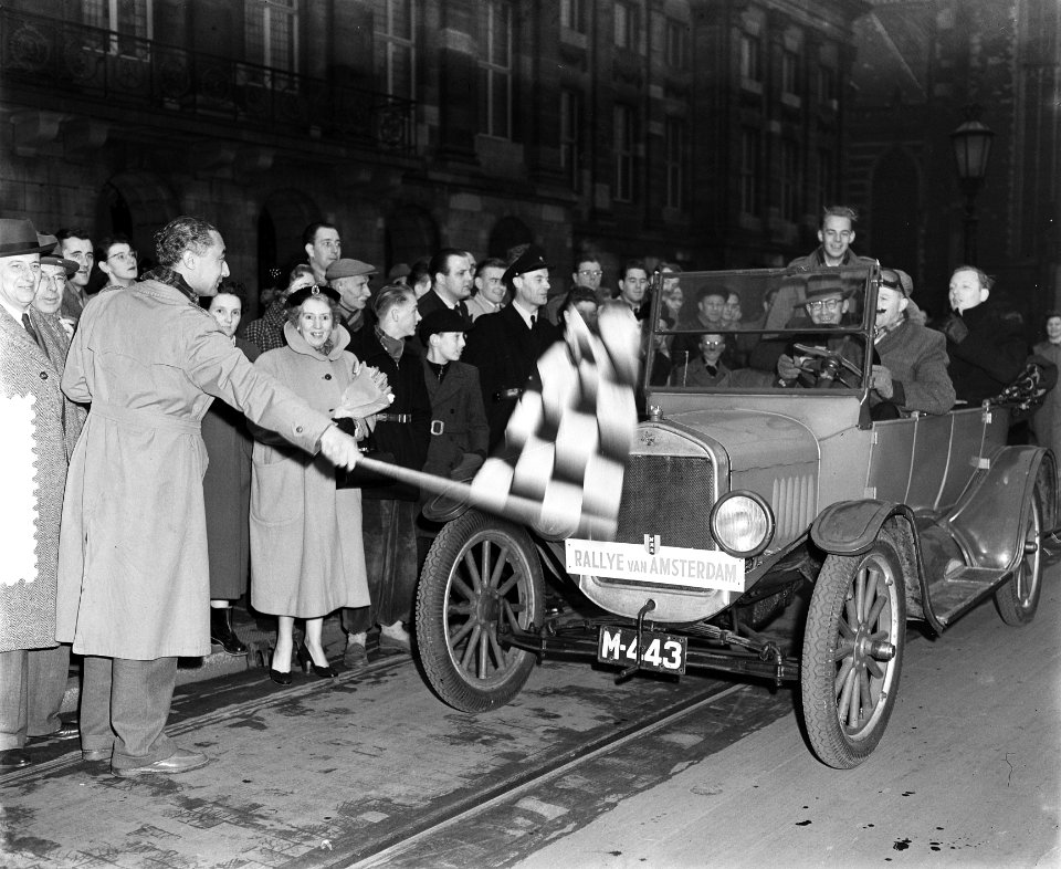 Ford autorally van oude wagens naar Amsterdam, Bestanddeelnr 906-1843