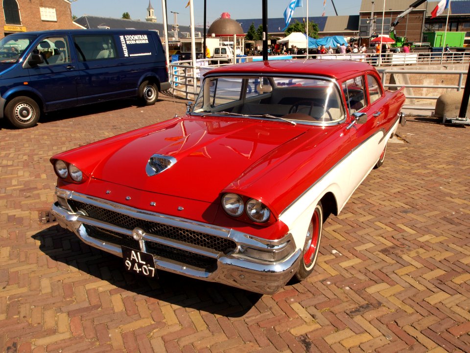 Ford 300 Custom (1958), Dutch licence registration AL-94-07 pic1