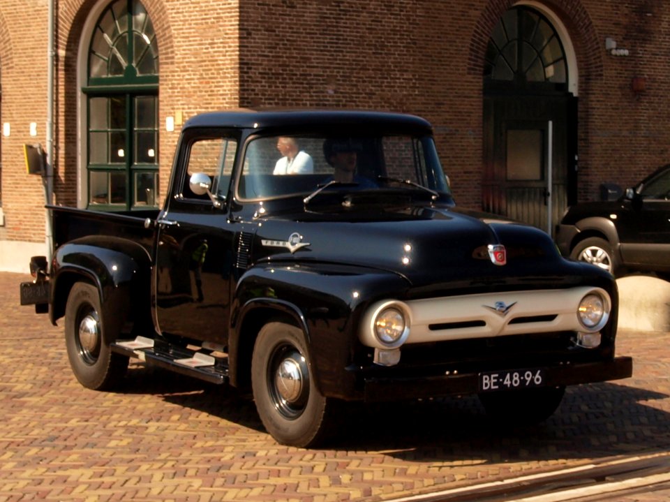 Ford F 100 (1956), Dutch licence registration BE-48-96 pic