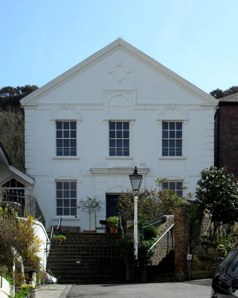 Former Ebenezer Particular Baptist Chapel, Ebenezer Road, Old Town, Hastings (NHLE Code 1043527) (April 2010) (1)