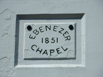 Former Ebenezer Strict Baptist Chapel, Smallfield (June 2013) (Datestone)