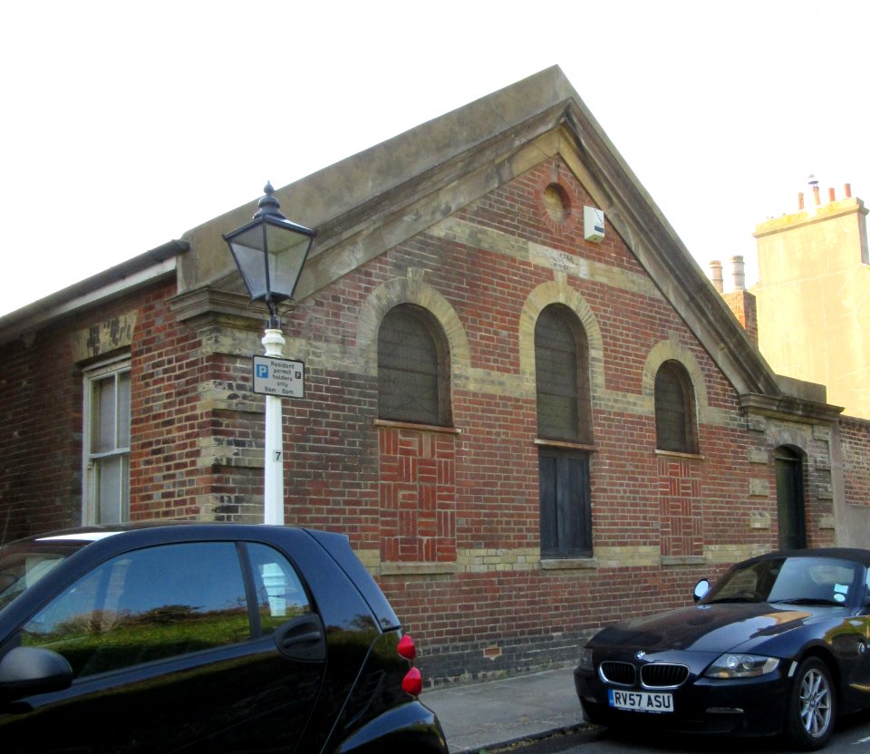Former Ebenezer Particular Baptist Chapel, Ebenezer Road, Old Town, Hastings (NHLE Code 1043527) (June 2015) (Rear Elevation) (2)