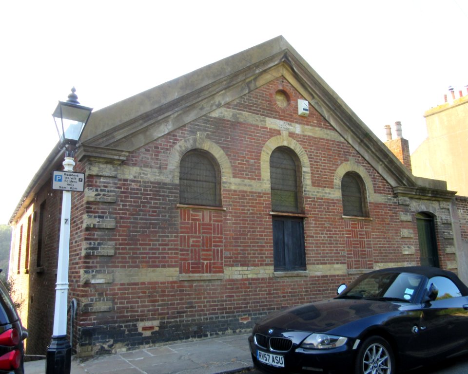 Former Ebenezer Particular Baptist Chapel, Ebenezer Road, Old Town, Hastings (NHLE Code 1043527) (June 2015) (Rear Elevation) (3)