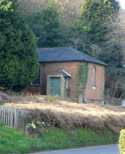 Former Felday Chapel, Horsham Road, Holmbury St Mary (March 2014, from Southwest)