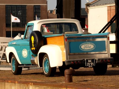 Ford F100 (1962), Dutch licence registration BE-21-91 pic photo